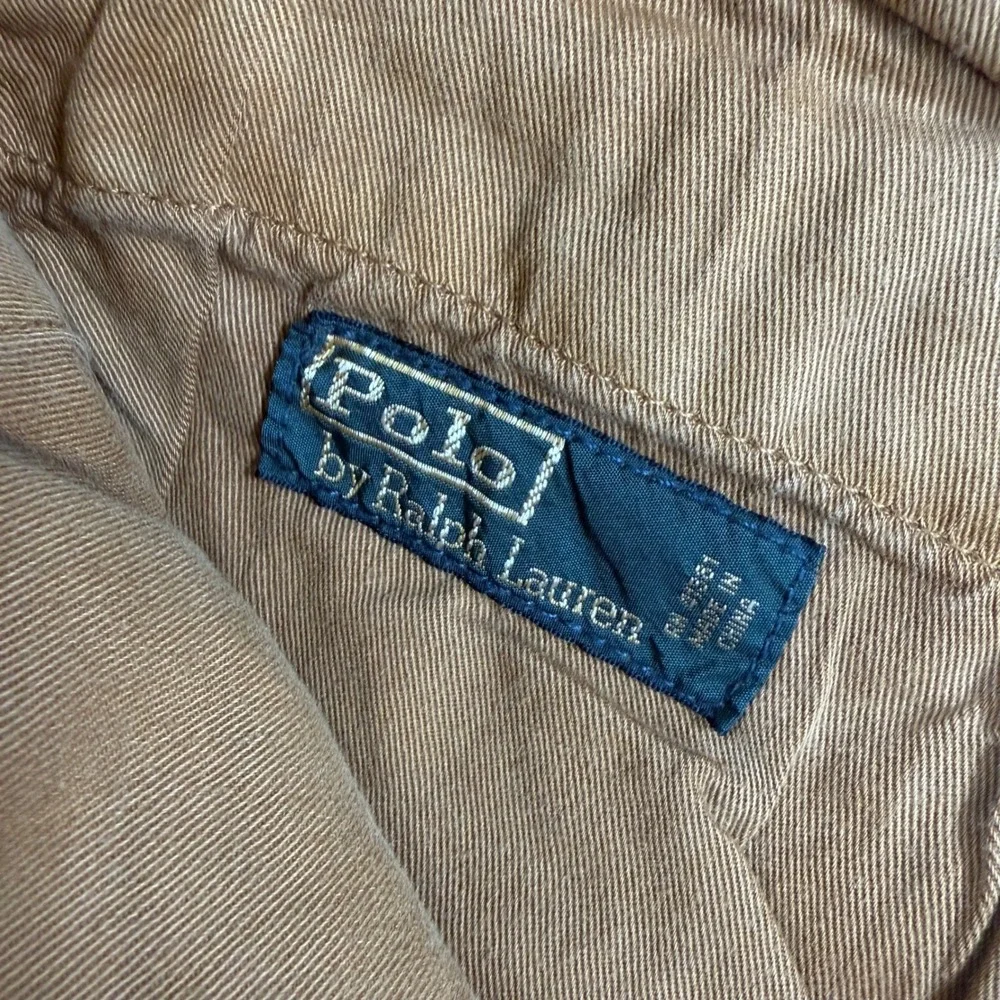 Polo Ralph Lauren Shorts Mens 33 Chino Khaki Flat Front Cotton Twill Summer
